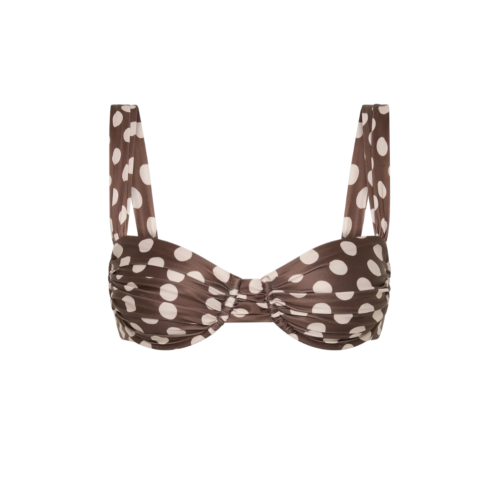 Sol Bikini Top Cioccolato Dot